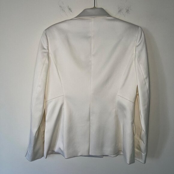 Jones New York Collection Suit Jacket Womens Size 10 Double Breasted White - Picture 10 of 12